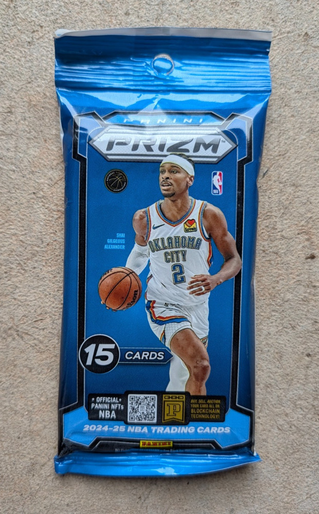 2024-25 Panini Prizm NBA Basketball Trading Cards Fat Pack 15 Cards