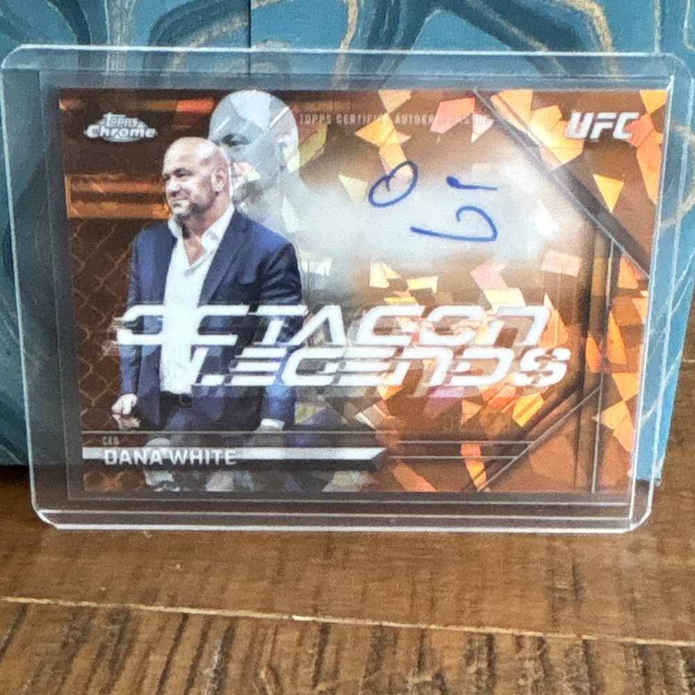 2026 Topps Saphire UFC Octagon Legends Dana White Numbered Autograph 05/25