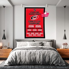 Carolina Hurricanes Flag 3&rsquo;x5 Ft Logo Champion Banner Hockey-NHL FREE Shipping