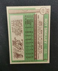 1976 Topps Roy Smalley Rookie Texas Rangers #657