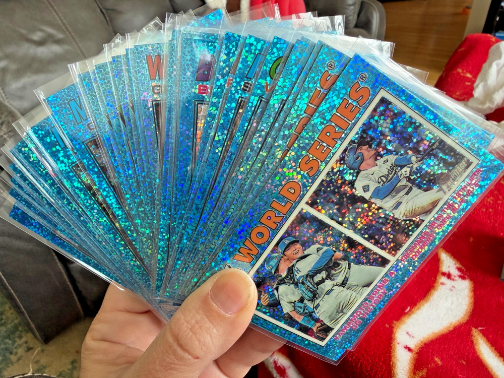 2026 Topps Heritage – Light Blue Sparkles #1-400 – Pick Card / Complete your Set