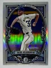 Jacob Misiorowski Rookie Sterling 2026 Bowman #BST-13 Milwaukee Brewers RC