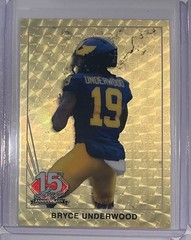 2025 Leaf 15th Anniversary Bryce Underwood Super Prismatic Gold Proof 1/1