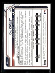 2021 Bowman Draft Paper Cal Conley Atlanta Braves 1st #BD-70 5 Card Lot