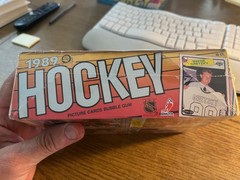 1988 – 89 OPC Hockey complete wax box with Tape intact