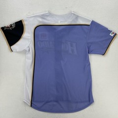 Hokkaido Nippon-Ham Fighters Jersey Mens XL Purple White Japan NPB Baseball