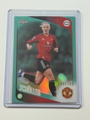 2025-26 Topps Chrome Women&rsquo;s UWCL True Aqua #66 Lea Schuller 111/199