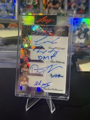 Conor McGregor 1/1 Auto Leaf Metal Quad Auto Poirier Holloway Shavkat UFC QUAD