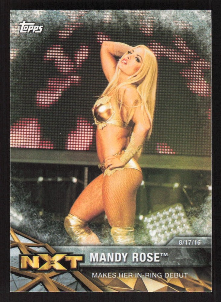 2017 Topps WWE Women&rsquo;s Division NXT Matches and Moments Mandy Rose #NXT-19