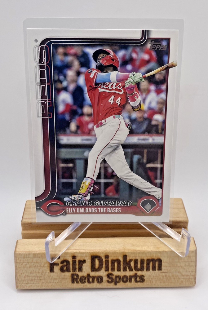 2025 Topps Update Series Baseball Elly De La Cruz #US235 Grand Giveaway Reds