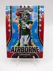 2023 Panini Rookies & Stars – Airborne Red Plaid Prizm #AI-25 Aaron Rodgers