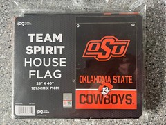 WOW! Oklahoma State OSU House Flag 28&Prime; x 40&Prime; by IPG Team Sports & FAST FREE SHIP