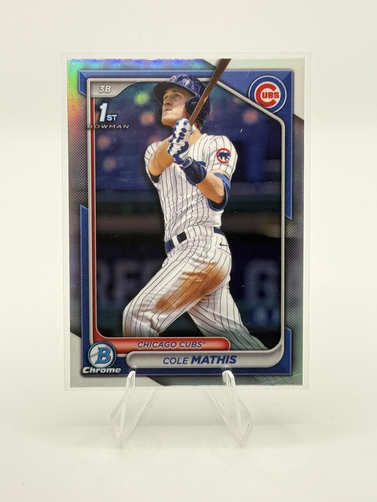 2024 Bowman Draft #BDC-81 Cole Mathis Chrome Refractor