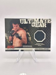 2009 Topps UFC Round 1 #UG-CBD CB Dollaway Ultimate Gear #/500 RC