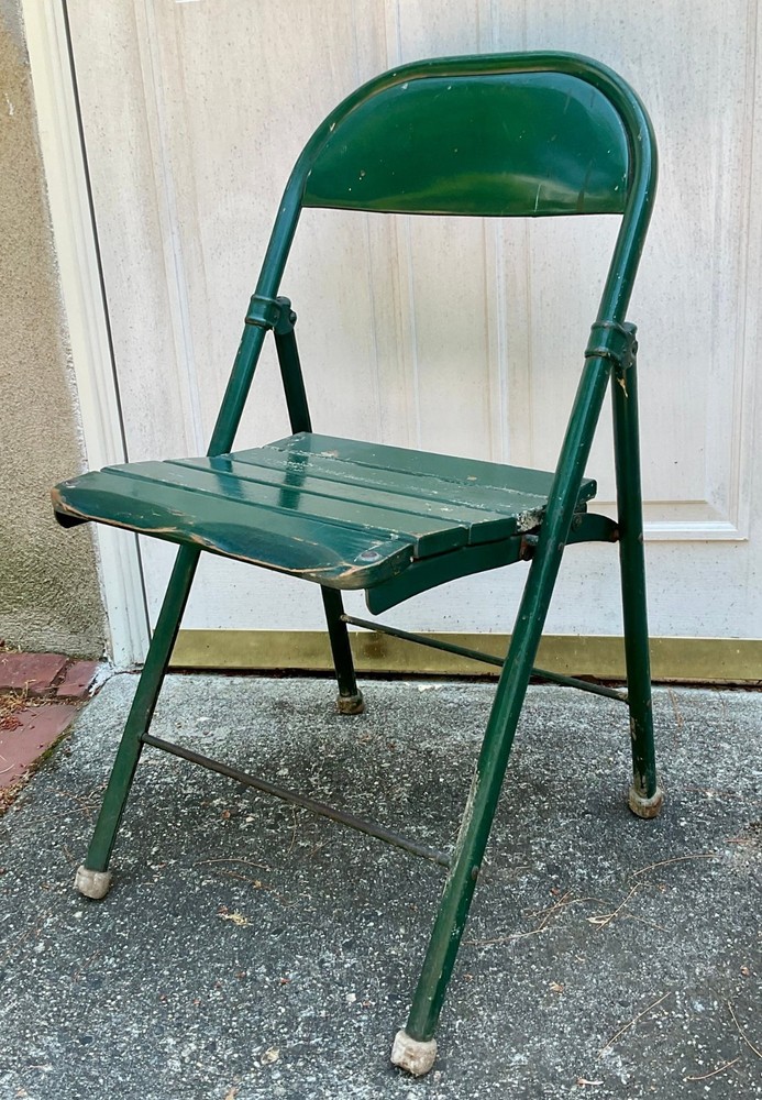 RARE! Vintage 1938 Fenway Park Boston Red Sox Temporary Folding Stadium Chair
