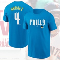 NEW – Luis Arraez #4 Philadelphia Phillies 2026 Player Name & Number Fan Apparel