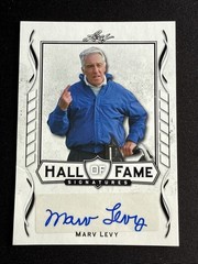 Marv Levy Auto 2021 Leaf Hall Of Fame Signatures Bills #HOF-MLI