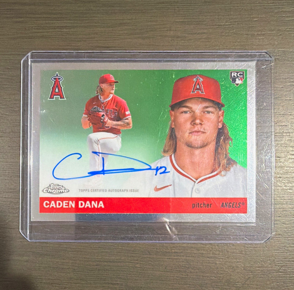 2025 Topps Chrome Platinum Caden Dana ROOKIE AUTOGRAPH Angels #CPA-CAD