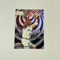 1997-98 NBA HOOPS Skybox: Anfernee Hardaway, High Voltage INSERT #4HV