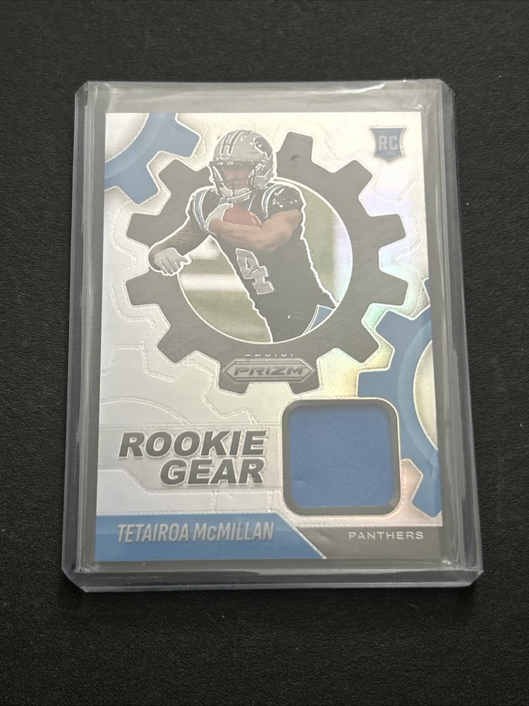 2025 Panini Prizm Tetairoa McMillan Rookie Gear Jersey Patch #RGR-TMC (RC)