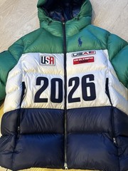 Ralph Lauren Team USA 2026 Olympic Jacket Green White Navy Blue hard to find XL