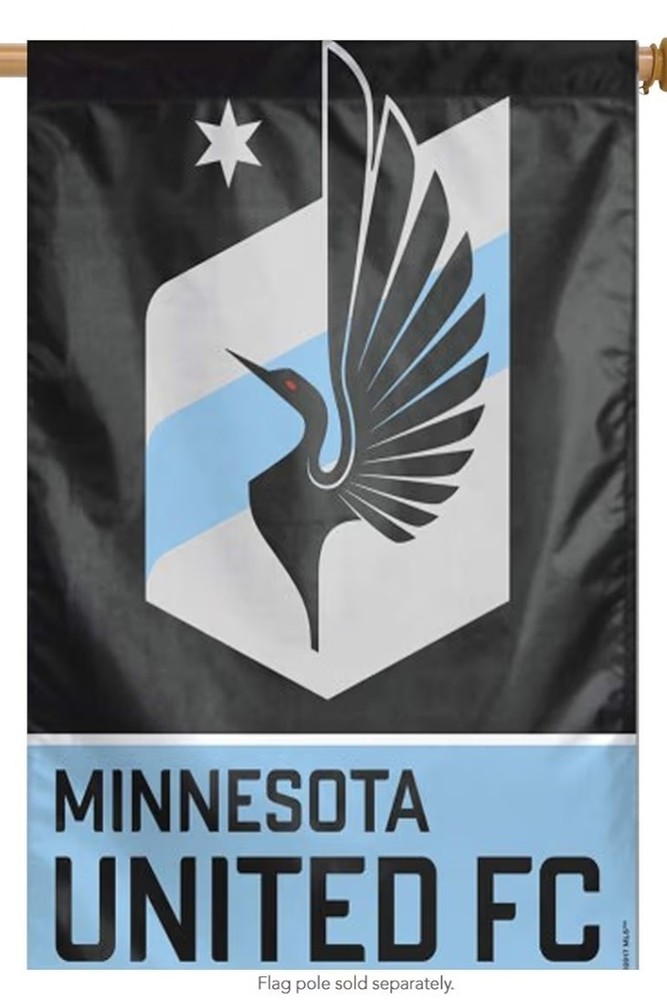 Minnesota United FC Vertical Flag WinCraft 28×40 MLS Soccer House Banner New