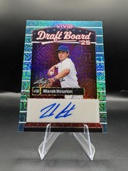 2026 Leaf Vivid Marek Houston Draft Board Auto Teal Mojo /25 Twins