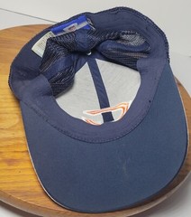 Reebok NFL Mens Chicago Bears Navy Blue Orange and White Cap One Size Fits All