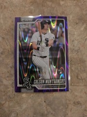 2026 Topps Chrome Colson Montgomery Purple Raywave Refractor RC /75