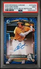 2025 Bowman Chrome – Prospect Autographs Shotaro Morii, Shotaro Morii, Sabier…