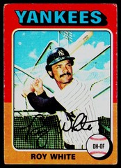 1975 Topps #375 Roy White- POOR