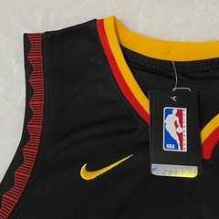 Stephen Curry #30 Embroidered Jersey, Black and Yellow, Brand New
