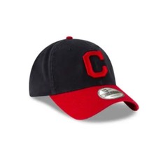 New Cleveland Guardians New Era Classic Home 9TWENTY Adjustable Hat Navy Red