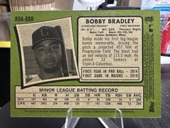 Bobby Bradley (RC) Real One Auto 2020 Topps Heritage #ROA-BBR