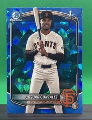 Josuar Gonzalez 2025 Bowman Chrome Sapphire Edition #BCP-153 Prospects