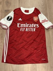 Adidas Arsenal FC 2020/21 Home Jersey – Aubameyang #14 UEL – Men&rsquo;s Large (L)