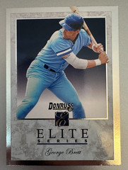 2026 Donruss GEORGE BRETT Elite Series insert card ROYALS