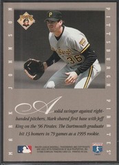 169,1996 Leaf Signature, Original Autograph of Mark Johnson, Pirates