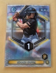 2026 Bowman Chrome Top 100 Refractor KONNOR GRIFFIN, Pittsburgh Pirates #BTP-1