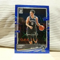 Landry Shamet 2020-21 Donruss Optic Blue Velocity Prizms Card #133 Nets