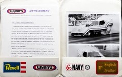 VRHTF NHRA AWESOME ORIGINAL VERY RARE « 70S&rsquo; TOM THE MONGOOSE MCEWEN « PRESS KIT