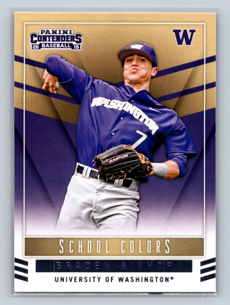 2015 Panini Contenders #40 Braden Bishop School Colors Washington Huskies