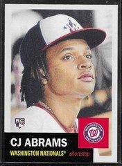 2022 TOPPS LIVING SET # 549 CJ ABRAMS Rookie RC Washington Nationals 2,289 PR a