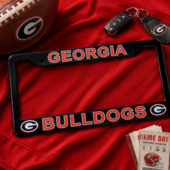 Georgia Bulldogs UGA License Plate Frame Cover – Black – EliteAuto3K