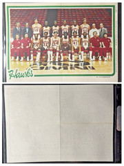 1980-81 Topps NBA Basketball 16 Team Mini-Poster Complete Set Bird Magic Dr J