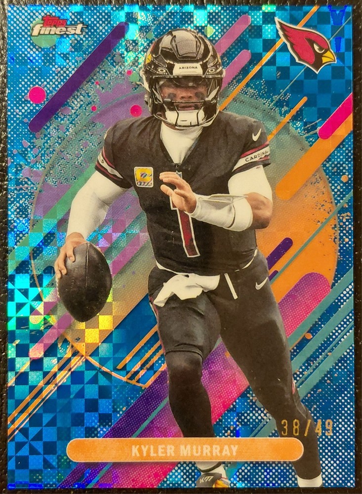 2025 Topps Finest Rare Kyler Murray #223 Blue X-Fractor /49