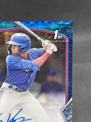 2023 1st Bowman Gleider Figuereo Blue Refractor Auto/150 #CPA-GF Rangers 🔥🔥📈