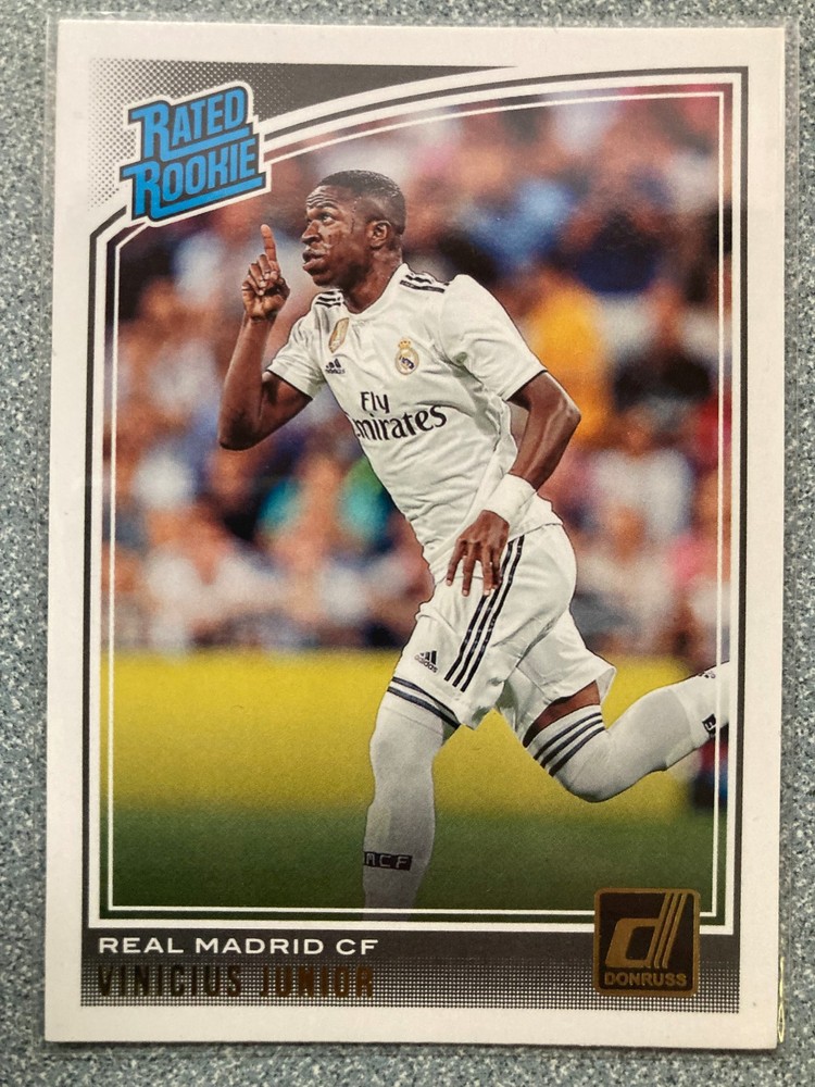 2018-19 PANINI DONTRUSS RATED ROOKIE (RC) VINICIUS JUNIOR #177 REAL MADRID CF