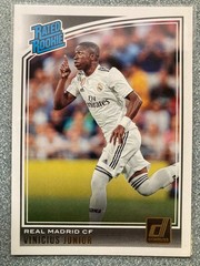 2018-19 PANINI DONTRUSS RATED ROOKIE (RC) VINICIUS JUNIOR #177 REAL MADRID CF