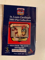2005 Cardinals Players Pin Collection St. Louis Post-Dispatch FREDBIRD NIP